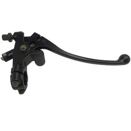 7/8" 22mm Left Clutch Brake Lever Perch With Mirror Mount For Motorcycle Mirror Base Mount