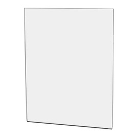 Marketing Holders 10 Pack Wall Mount Sign Holder for 8.5" x 11" Room Signage and Temporary Notices in Offices and Corporate Spaces Clear Acrylic Literature Sleeve with Double Sided Adhesive