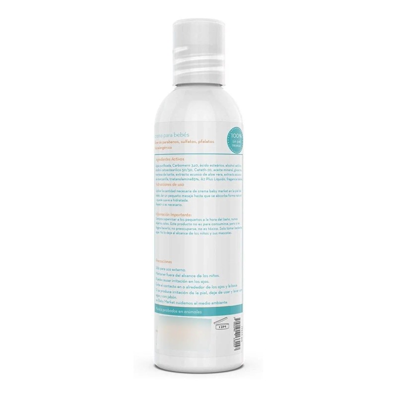 Crema Hidratante Humectante 250 Ml 3 Pzs Para Bebes Niños
