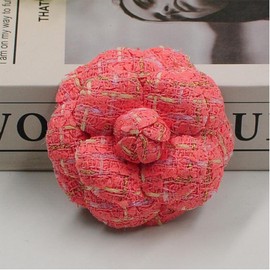 Fabric Camellia Brooch Exquisite Elegant Silk Camellia Brooch Pin Corsage Jewelry Brooch Ladies Shirt Collar Clothing Accessory Wedding Banquet Party Ceremony Dress Suit Ceremony Clothing Jewelry Gift