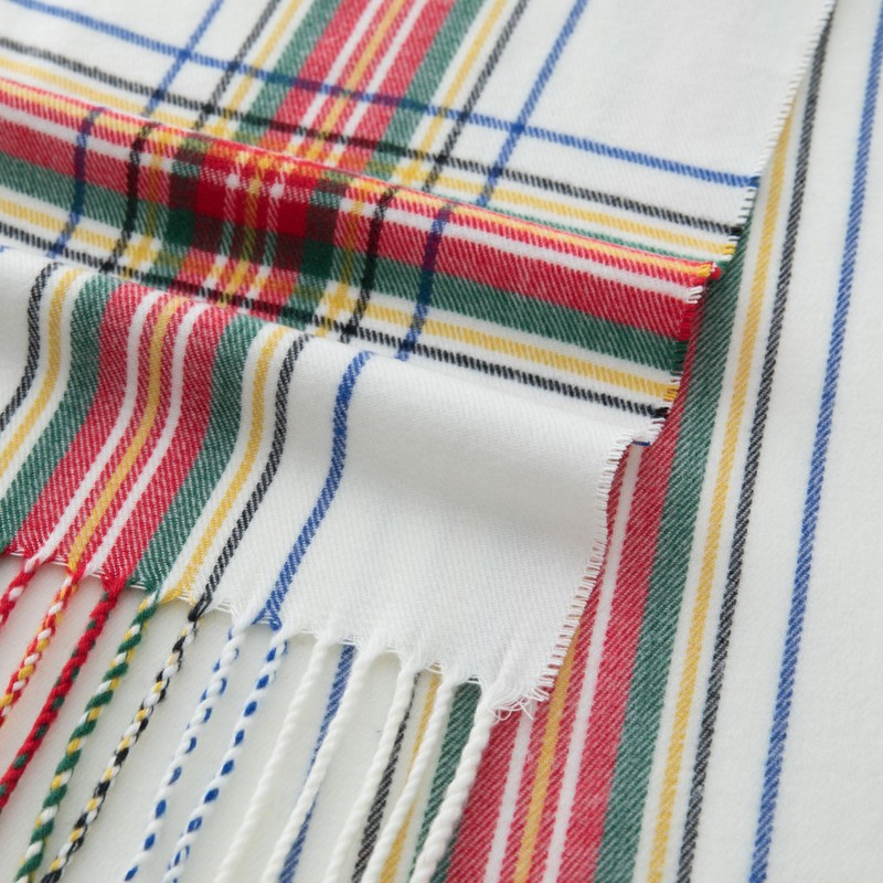 CALVIN & OLIVIA Cashmere Feel Scarf Soft Winter Soft Tartan