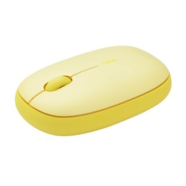 Rapoo M660 Silent kabellose Maus wireless Mouse 1300 DPI Sensor 9 Monate Batterielaufzeit leise Tasten ergonomisch für Rechtshänder und Linkshänder PC & Mac - gelb