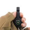 Dranvosk 2-in-1 Whistle Compass Keychain for Hiking,Camping & Outdoor Survival