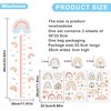 Height Growth Chart, Height Measure Growth Ruler Wall Decals, Rainbow