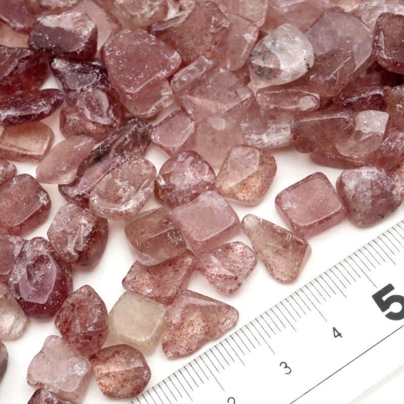 Gold Stone Rare Pink Epidote Pebbles 3.5 oz (100 g),