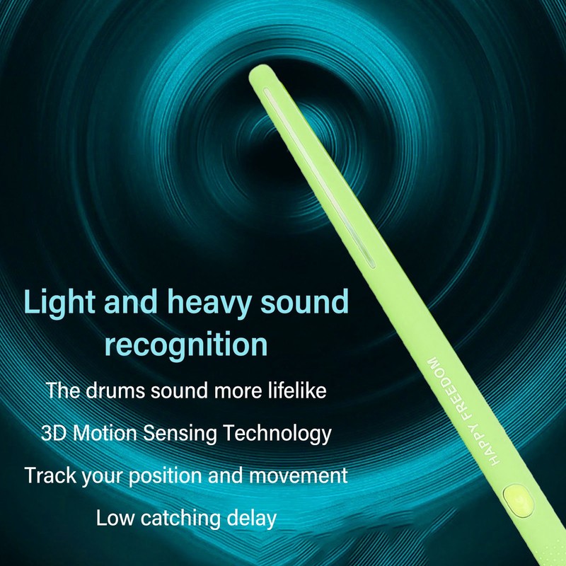 Electric Air Drum Set 3D Motion Sensing Portable Electronic Virtual