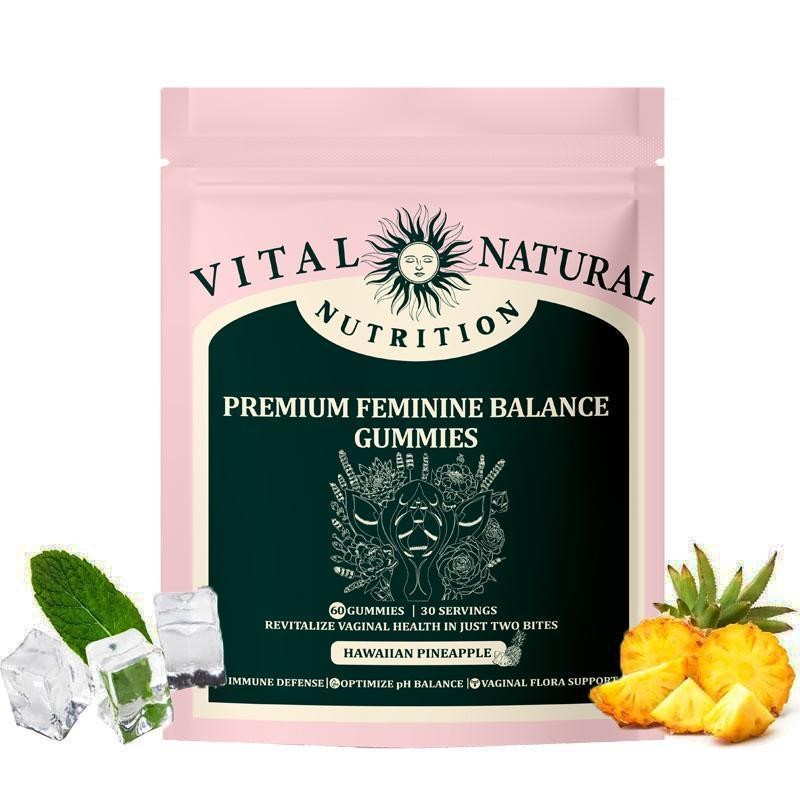 Feminine Balance Gummies – Hawaiian Pineapple (New and Improved Packaging):_60
