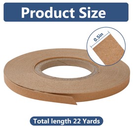 Varpotle 1/2 Inch Upholstery Tack Strip, 22 Yards Cardboard Tack Strip, Upholstery Sofa Making Strips Upholstery Fabric for Furniture Sofa Chair and Couch Edges Repairs