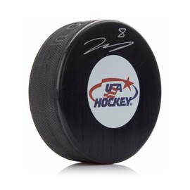 Jake Sanderson Autographed Puck