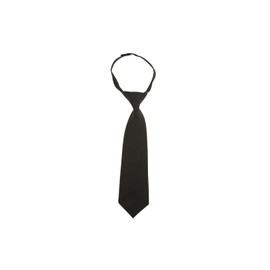 French Toast Boys' Adjustable Solid Tie Size 4-7, Black