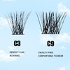Cluster Eyelash Extensions, 144 Pieces, Cluster Eyelashes, Individual Eyelashes, D-Curls,