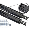 Drawer Runners 2 Pieces (1 Pair) Black Partial Extension Drawer