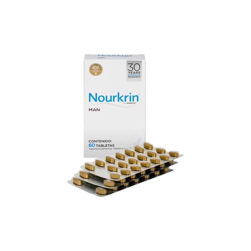 Nourkrin Man Hombre 60 Tabletas Tratamiento Para la Caída y