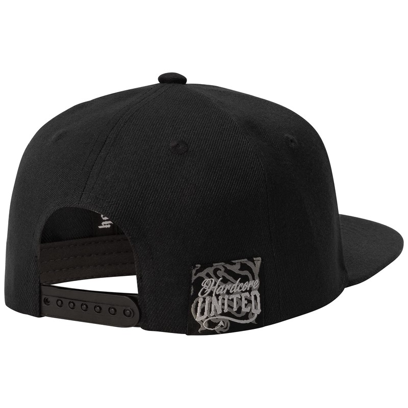 Hardcore United Cap 3D Logo Cap, Black/red/white