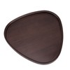Wood Serving Tray Sturdy Bamboo Simple Elegant Triangular Multifunction Wooden