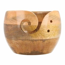 Scheepjes - Scheepjes Rose & Beechwood (15x10cm) Handmade Polished Yarn Bowl - 1 Piece