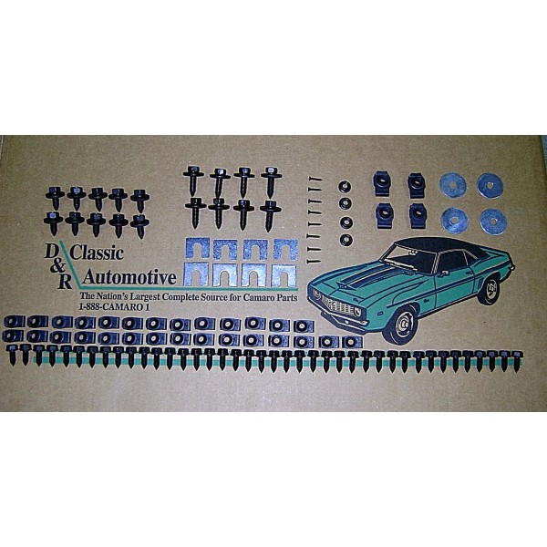 D&R Classic Automotive Front End Sheet Metal Hardware 114pc Kit