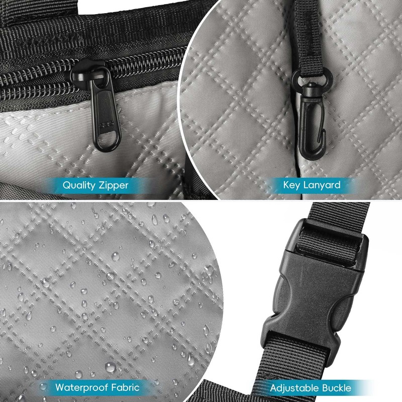 SHIFANQI Wheelchair Bag with Cup Holder, Wheelchair Accessories Armrest Side