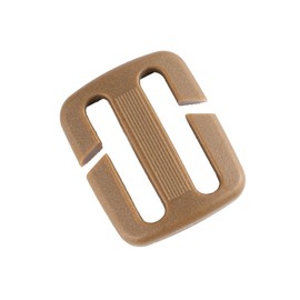 TACNEX Tactical Backpack Strap Clip Removable Webbing Keeper Buckle for Sling Bags Harness MOLLE Military Strap Adjustable Anti-Slip End Holder Replacement Stays Fasteners (2, Coyote Brown, 1 1/2")