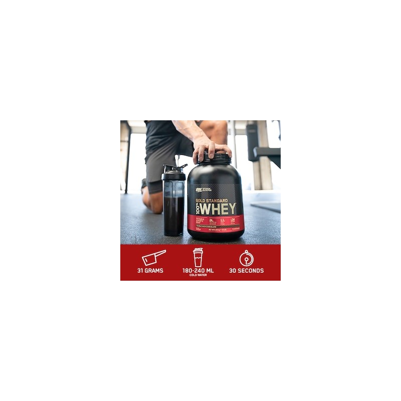 Optimum Nutrition Gold Standard 100% Whey Powder Chocolate Hazelnut 2.27kg