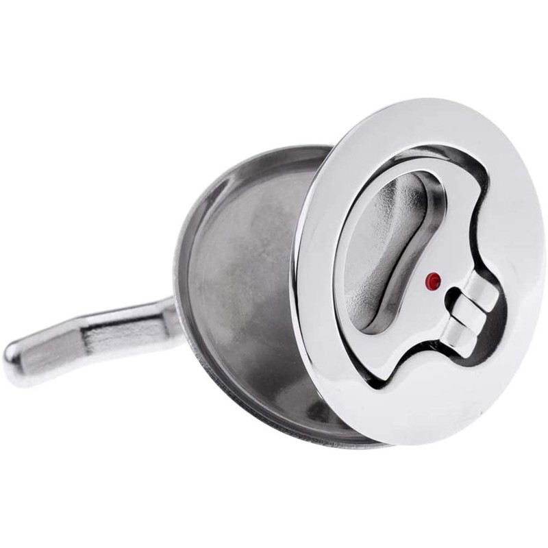 POFET 52mm Boat 316 Stainless Steel Flush Mount Pull Hatch