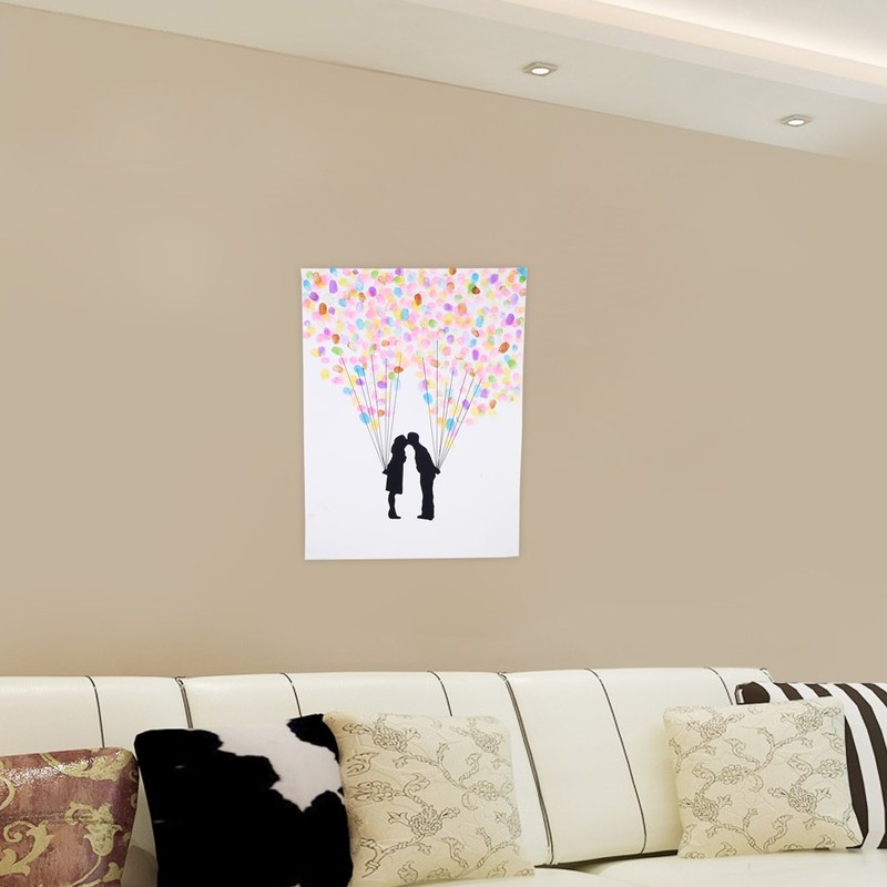 4 types fingerprint tree custom wedding guest book wedding guest