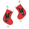 EHXEYC Black Cat Christmas Stockings Ornaments Candy Bags for Family