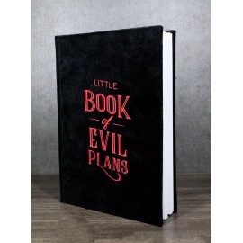 Dark Arts Little Book of Evil Plans A5 Lined Pages Velvet Cover Journal Book