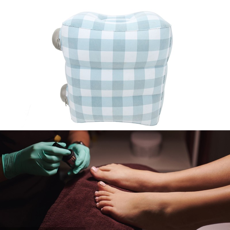 Inflatable Travel Foot Rest Pillow Car Foot Rest Pillow Leg