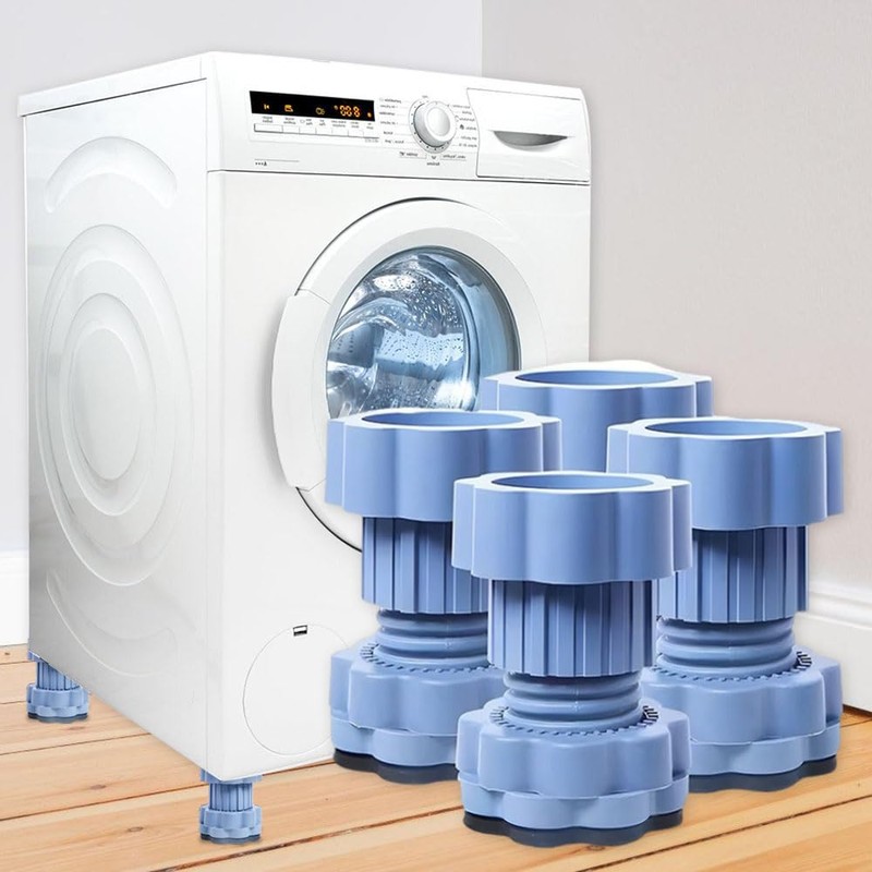 Ouliget Washing Machine Base Foot Pads Anti Vibration Pads,Adjustable Height