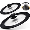 Ydeapi Universal Lids for Pots, Pans & Skillets - Fits