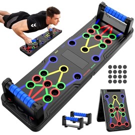 Venbytech for 36-in-1 Foldable Pushup Board Portable Strength Training Stand for Home Gym