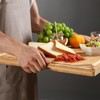 24 x 18 Extra Large Bamboo Serving Boards for Kitchen,