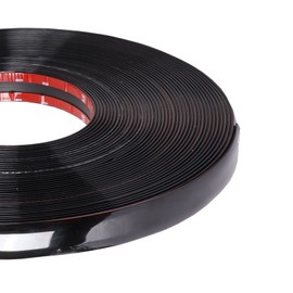 1in(25mm) Wide Automotive Trim Molding Black - 40Foot Car/Truck/RV Side Body Trim Strip(Self Adhesive) for Door Window Bumper Scratch-Proof
