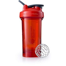 BlenderBottle Mixer Shaker Bottle Pro Series Tritan Pro24 24 Ounce (700ml) [Official Import] Red BBPRO24 RD
