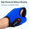 2Pcs Fishing Protective Gloves Finger Stall, Black Thumb + Index