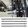 AIMEKE Pack of 6 M8 Threaded Rods, 300 mm Threaded