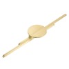 sourcing map 2 Pack Brushed Gold Cupboard Pulls, Semicircle Kitchen