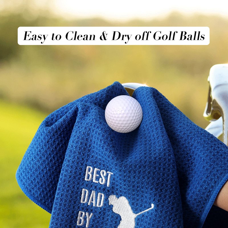 PLUJOYS - Toalla de golf para padres, color azul