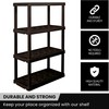 Oskar 4 Tier Plastic Shelf, Garage Shelving Unit, Rack and