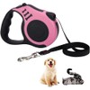 Retractable Dog Lead, 3 m, Dog Lead, Small Dogs, Lightweight,