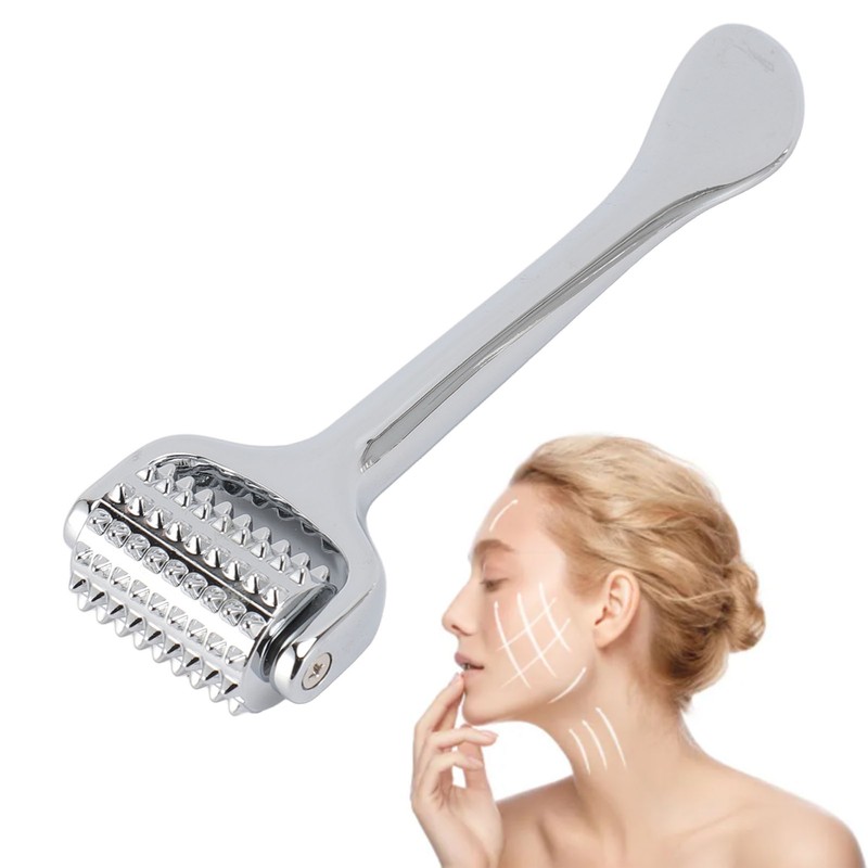 Acupressure Face Roller Metal Relieve Muscle Tension Reduce Puffiness Face