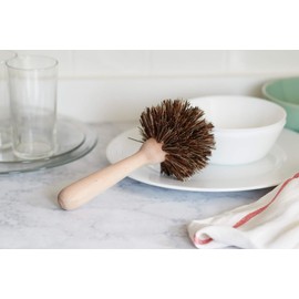Fox Run 48767 5" Natural Tampico Fiber Kitchen Brush, 5 Inches, 4.25 x 4.25 x 8.75