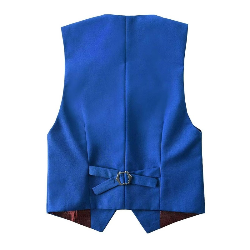 YuanLu Conjunto de chaleco formal de 3 piezas para niño