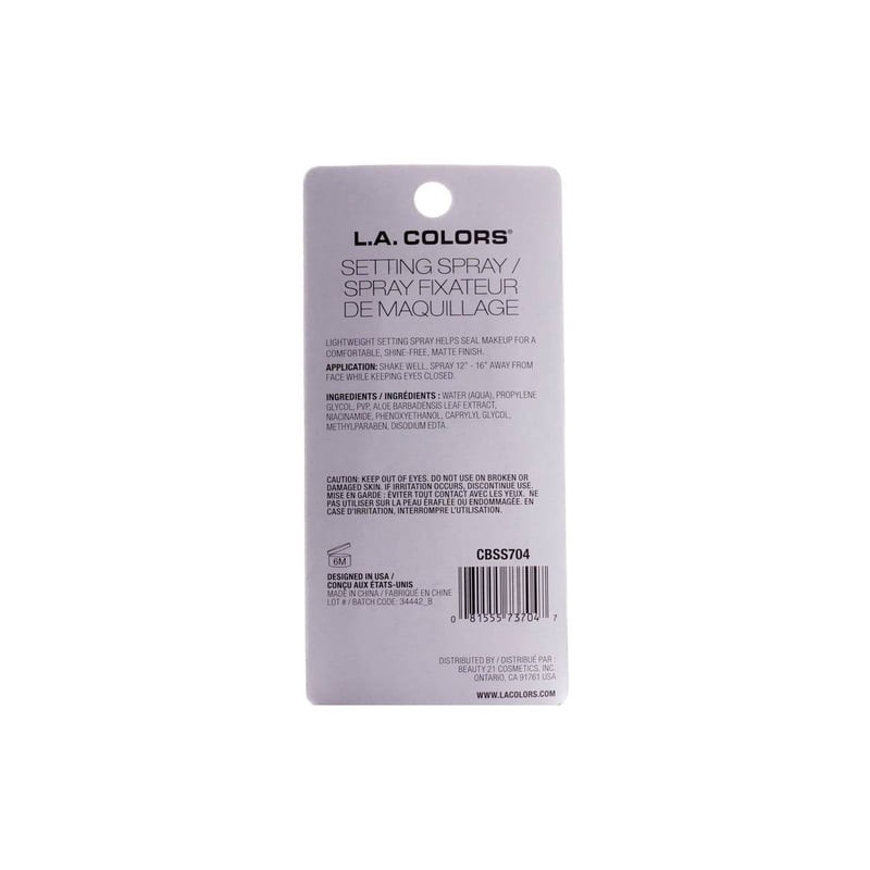 Fijador maquillaje LA colors Blanco 30ml