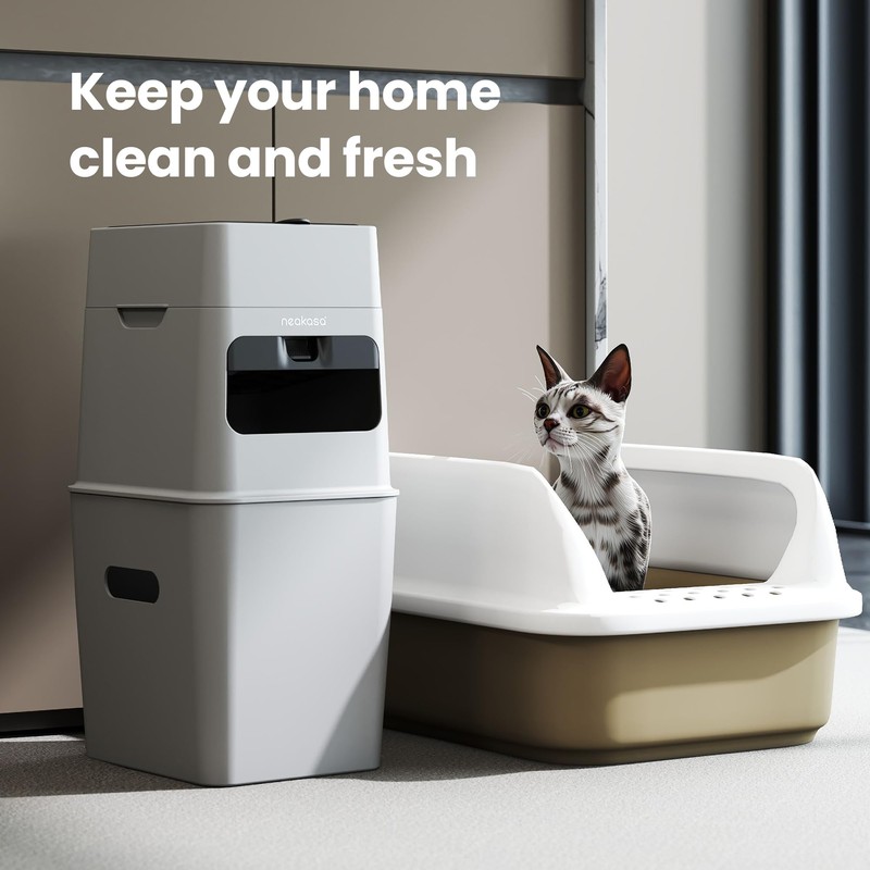 Neakasa PooGuard Litter Disposal Bin, 9.2L Trash Can for Cat