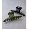 VingTAINE H7862-KHA- Hair Claw Heart, Thin Hair Clip, Hair Accessory,