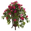 Nearly Natural Bougainvillea Artificial Stand Planter Silk Plants, Pink