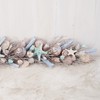 HOLIDAY TREE Handcrafted 48'' Shell Coastal Summer Garland for Home,