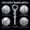Heavy Duty 316 Stainless Steel Shoulder Eye Bolts 4 Pack,